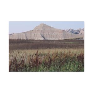 Sandstone Buttes at Badlands National Park, Wrapped Canvas Wall Art, Original Photography