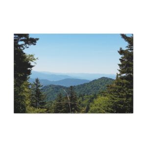 Blue Ridge Mountains of North Carolina, Wrapped Canvas Wall Art, Original Photography